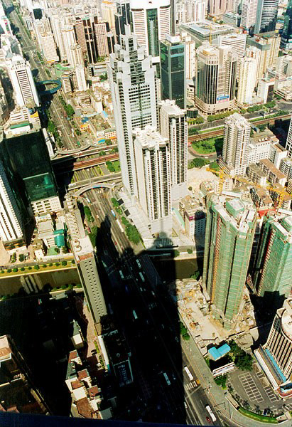 Nowoczesna metropolia Shenzhen - widok z wieżowca DiWang